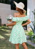 Boho Gingham Mini Dress Charlotte